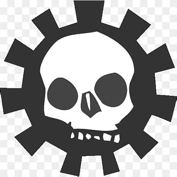 Descarga gratis Engranaje cráneo humano simbolismo calavera logo