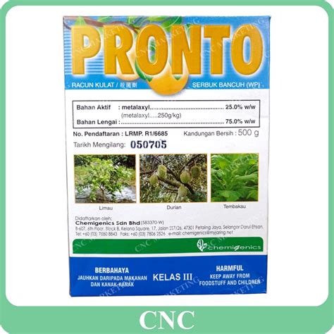 Gm Pronto Chemigenics Fungicide Systemic Racun Kulat Sistemik Durian