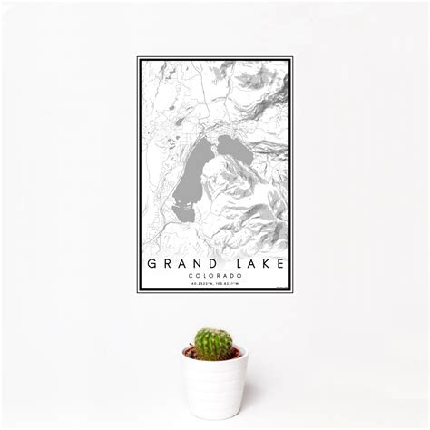 Grand Lake Colorado Map Print In Classic — Jace Maps