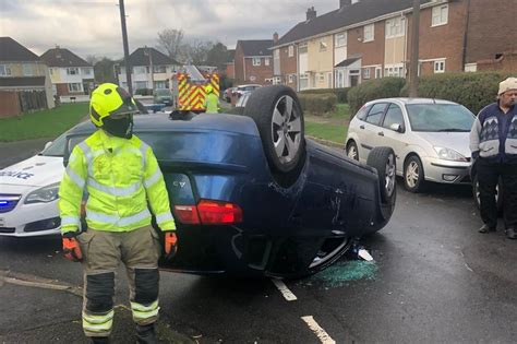 Driver Walks Away From Dramatic Crash With Minor Injuries Birmingham Live