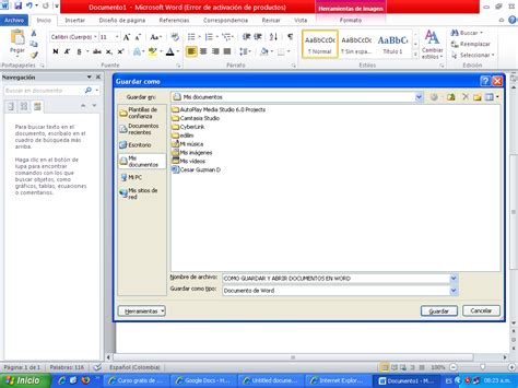 Tecnología siglo XXI Cómo guardar y abrir documentos en word