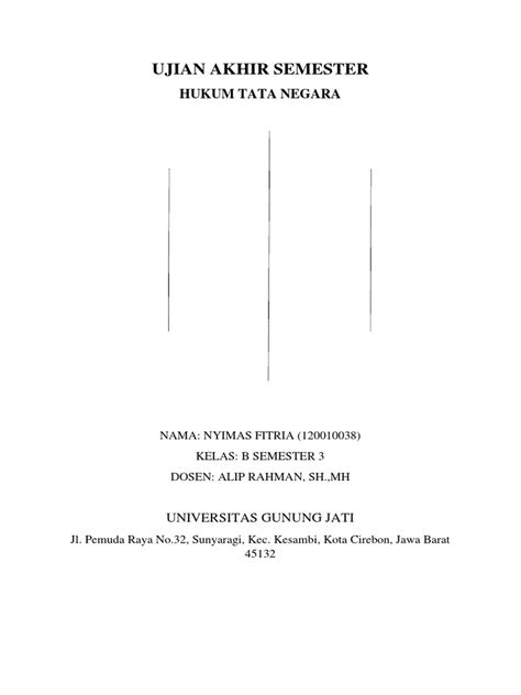 Soal Uas Hukum Tata Negara Pdf