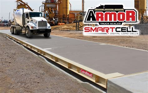 Cardinal ARMOR Concrete Deck Truck Scales With Digital SmartCells