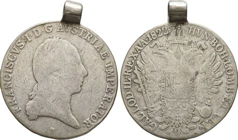 Habsburg Taler Kremnitz 1822 B Franz II 1792 1835 Ss S Am Henkel