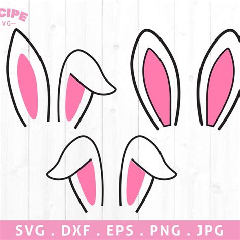 Bunny With Floppy Ears Silhouette Svg Etsy