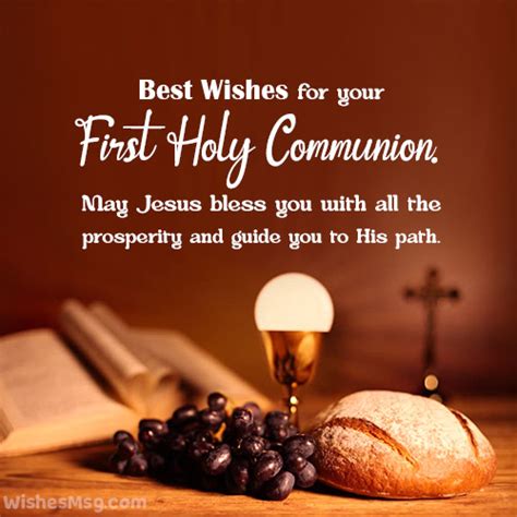 First Holy Communion Wishes and Messages - WishesMsg