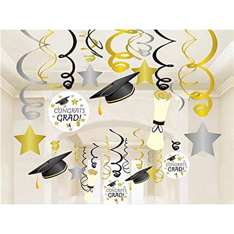 Buy Biee Graduation Party Hanging Swirl Decorations With Diplomas