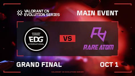 Edg Vs Ra Valorant Cn Evolution Series Act Variation Grand Final