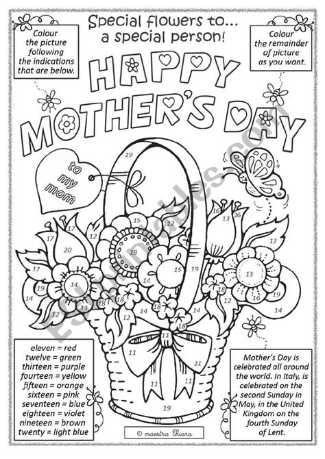 Mother Day Worksheet Day Mom Color Card Trace Mother Mothers