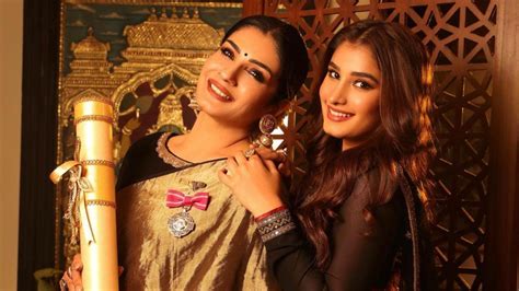 After Padma Shri Award Raveena Tandons Daughter Rasha Pens A Note For