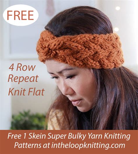 One Skein Super Bulky Knitting Patterns In The Loop Knitting