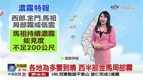 把握好天氣 週二中部以北降溫有雨│中視早安氣象 20200309 Youtube