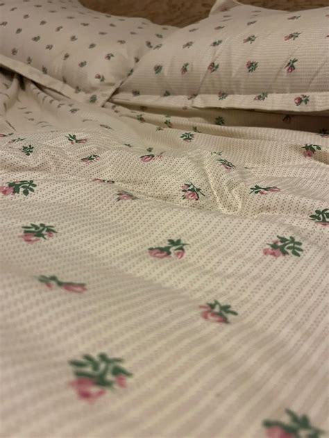 Vintage Grandmacore Floral Print Bedding Set Vintage Aesthetic