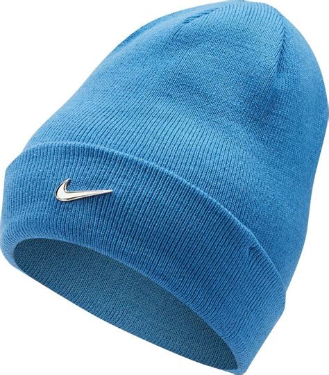 NIKE Czapka zimowa młodzieżowa BEANIE METAL SWOOSH blue Fun4Sport pl