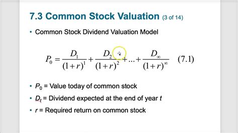 Chapter 7 Stock Valuation Youtube