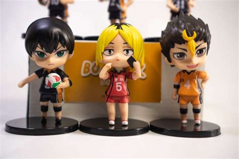 Promo Figure Set Anime Haikyuu 6 Pcs Kageyama Hinata Sugawara Haiba