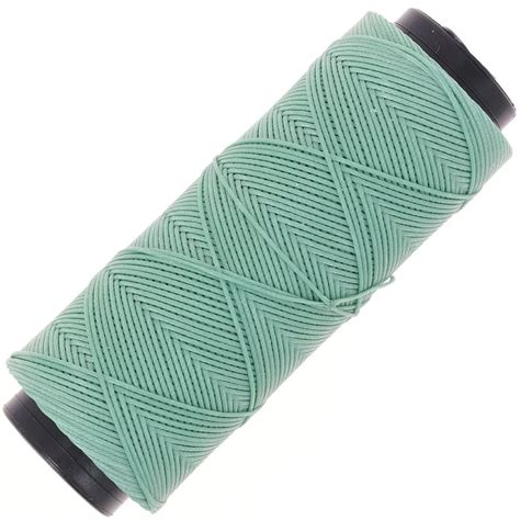 Slam Cord hilo plano de poliéster encerado para micro macramé 0 8 mm