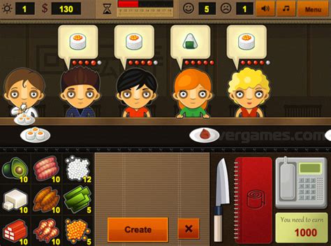 Sushibar Gioca Online Su SilverGames