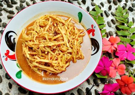 Resep Rujak Serut Mangga Dan Ubi Oleh Sari Utami Kimdonghwa Cookpad