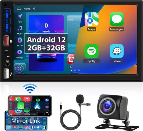 Hodozzy Autoradio Android Wireless Carplay Android Auto Radio Din