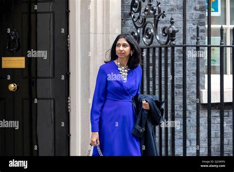 Suella Braverman Qc Mp Attorney General Is Seen At 10 Downing Street Ahead Of Weekly Cabinet