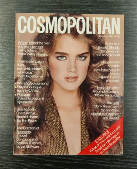 Cosmopolitan Magazine Brooke Shields Cover October 1981 Eur 4236 Picclick It