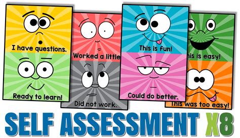 Editable Self Assessment Posters Malimo Mode Kids Learning