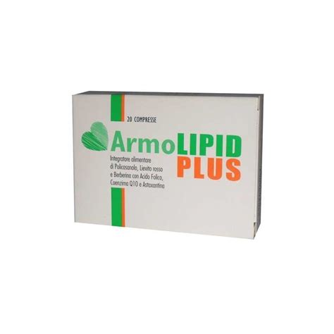 Armolipid Plus 20 Compresse Integratore Per Abbassare Il Colesterolo E