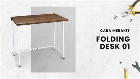 Olympic Folding Desk Meja Lipat FD 01 YouTube