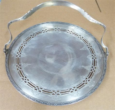 Vintage Benedict Period Plate Chinese Chippendale Silver Etsy