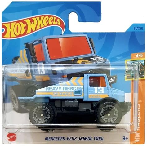 Hot Wheels Mercedes Benz Unimog Light Blue