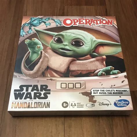 HASBRO STAR WARS Operation The Mandalorian Edition Game Board - F1256 SEALED EUR 13,18 - PicClick FR