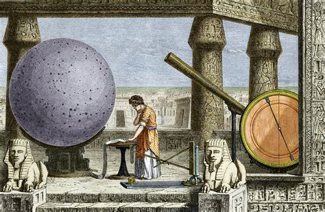 Ptolemy S Observatory Nd Century Ad Stock Image H