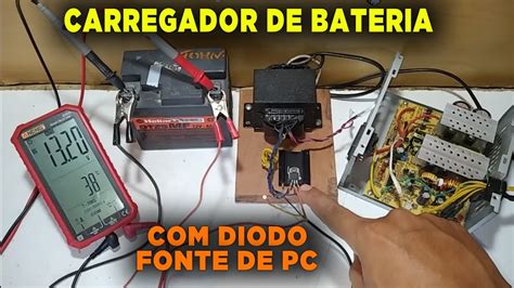 Como Fazer Carregador De Bateria Usando Diodo De Fonte De Pc Pode Usar