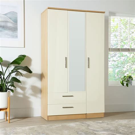 Best 15 Of Cream Gloss Wardrobes