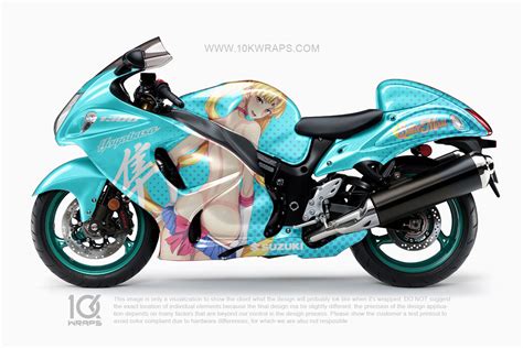 Sailor Moon Motorcycle Wraps Made With 3m Vinyl 10kwraps