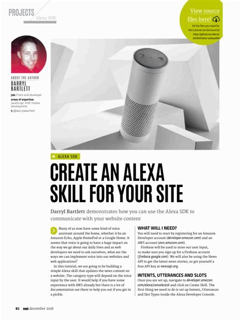 Create Alexa Skill Download Free Pdf Amazon Echo Websites