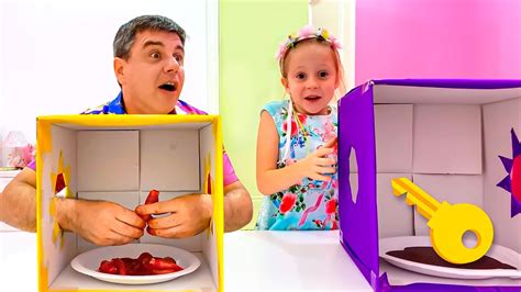 Nastya and dad are locked at home - YouTube