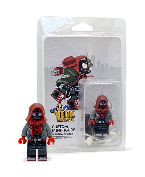 Spider Verse Miles Morales Custom Minifigure Lego Kreativ Cooles Lego Lego