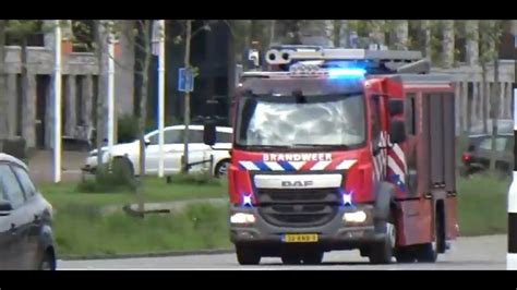 A P Ambulances En Brandweer Met Spoed In Groningen Youtube