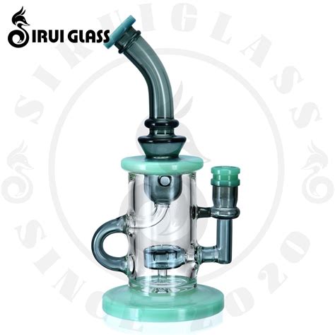 Sirui Water Pipe 85inch Portable Recycler Water Pipe Dab Rig China Wholesale Glass Smoking Pipe