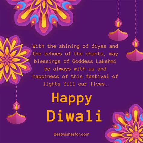 Happy Diwali Greetings Cards Colorful Flowers And Candles