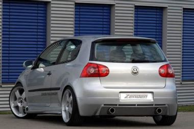 Vw Golf Zender Body Kit Front Lip Spoiler Side Skirts Rear Apron