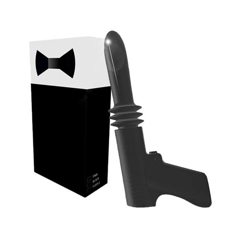 SQ 028 Vibrador Vai E Vem Formato De Pistola Arma Libb Sex Toys