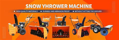 24 Inch Snow Blower Tractor Efficient Snow Sweeping