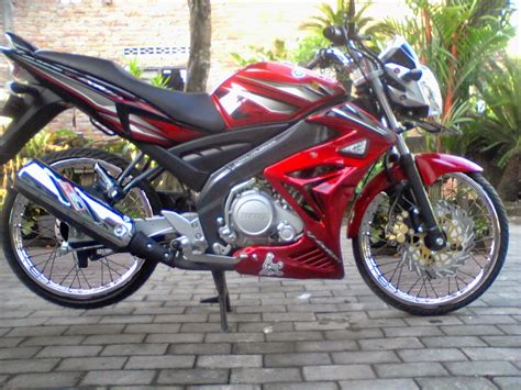 Modifikasi Vixion 2011 Warna Merah Beinyu