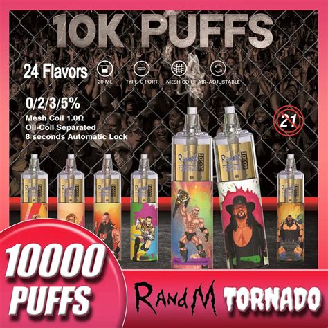 Original Randm Tornado Puffs K Puff Disposable Vape Pen Pod