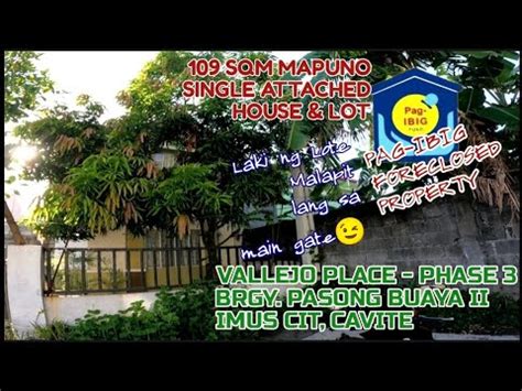 LAKI 109 SQM MURANG BAHAY SINGLE ATTACHED VALLEJO PLACE IMUS CAVITE