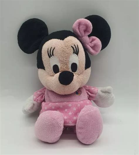 RARE PELUCHE PLUSH MINNIE Avec Sa Robe Disney Nicotoy EUR 15 00