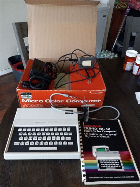 TRS 80 Micro Color Computer Model MC 10 26 3011 Original Box